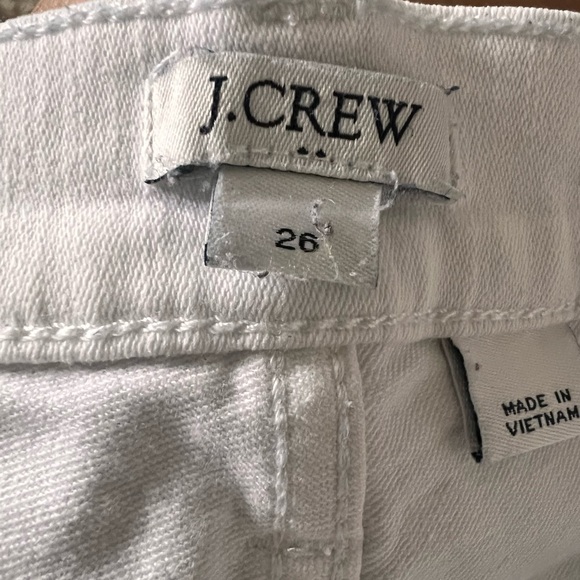 Chic J. Crew Women White Jeans Shorts 26 - Picture 5 of 5